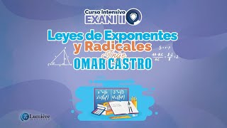 Clase 1 Leyes de exponentes EXANI II  Inge Omar [upl. by Ardnuhsal]