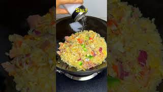 Bacon Egg Fried Rice 🤤 Bacon FriedRice EggFriedRice [upl. by Otrevlig]