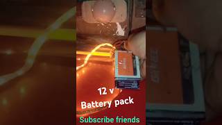 12v battery pack makingshortvideo virlvideo [upl. by Aivalf]