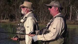 Gavin Hurley and Roger Butler fly fishing in Tasmania [upl. by Peters]