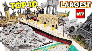 10 LARGEST LEGO SETS 2023 Edition [upl. by Malda]