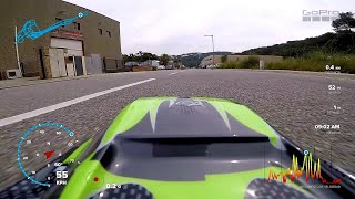 RC Nitro Car Top Speed  GoPro POV [upl. by Bohaty]