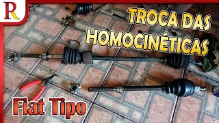 Como remover os semieixos do câmbio e trocar as homocinéticas  Fiat Tipo [upl. by Nired]