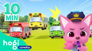 Las Mejores Canciones de Autobuses  Colores para niños de 2 a 3 años  Mix  Hogi en español [upl. by Uzzial784]