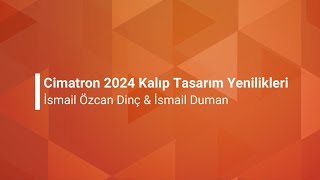 Cimatron 2024 Kalıp Tasarımı Teknik Resim ve Elektrot Yenilikleri [upl. by Sachi]