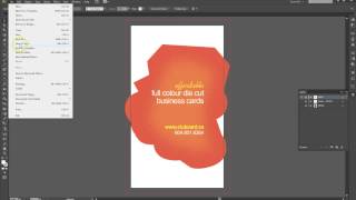 How To Set Up A Die Cut Business Card or Sticker in Adobe Illustrator  Clubcard TV [upl. by Shugart]