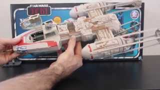 Star Wars ROTJ Toys R Us YWing review [upl. by Nongim]