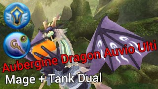 Toram  Mage Tank Dual Aubergine Dragon Auvio Ulti [upl. by Sokin]