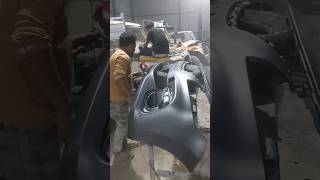 Painting Maruti Baleno in a Grandeur grey Color ytshorts CarPainting automobile baleno cars [upl. by Hashim490]