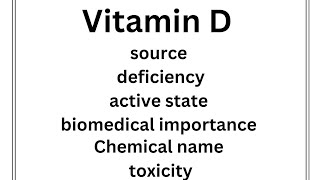 CV B 009 Source active form function deficiency and excess of vitamin d [upl. by Aleemaj]