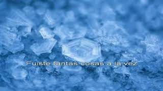 Fuiste un trozo de hielo en la escarcha Chayanne KARAOKE [upl. by Mulry]