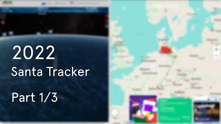 2022 NORAD amp Google Santa Tracker Live Stream  Part 13 [upl. by Annalise]