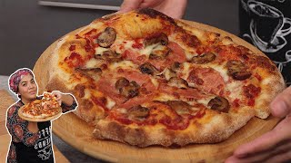 Como hacer masa de pizza fácil y sin amasar [upl. by Trudie482]