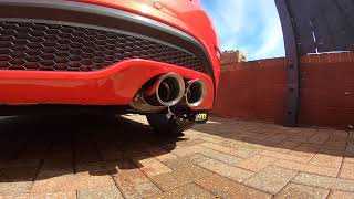 Fiesta st milltek non resonated race exhaust [upl. by Lecirg]