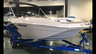 Grand Bay Marine Walkthrough Featuring the Starcraft SVX 171 Deck Boat [upl. by Eentruoc329]