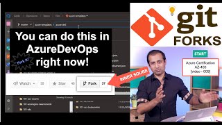 Az400 v9  AzureDevOps git FORKS  Microsoft Certification AZ400  git Inner SOURCE  AzureDevOps [upl. by Liman]