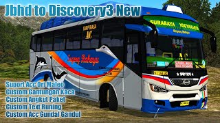 Kodename JBHD To Discovery3❗Suport Acc Ori Maleo❗Bussid v371 [upl. by Omiseno]