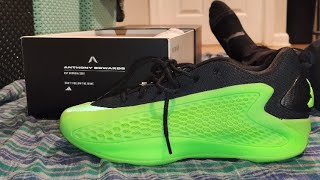 Anthony Edwards 1 Lucid Lime Low anthonyedwards ae1 basketballshoes todalute [upl. by Eibbed]