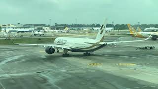 Starlux Airbus A350941 B58503 startup and taxiing JX772 [upl. by Adlesirhc]