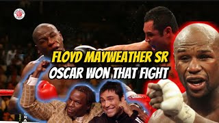 Mayweather Sr Admits Floyd Jr Lost to De La Hoya on Points  Fight Analysis [upl. by Berghoff26]