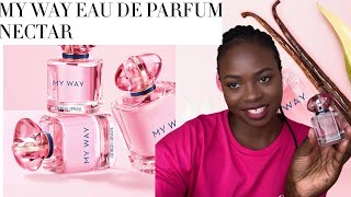 NEW GIORGIO ARMANI MY WAY NECTAR FRAGRANCE REVIEW Armanibeauty ArmaniMyWay [upl. by Adim]