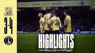 Highlights Southend United 3 Charlton 4 November 2024 [upl. by Sueaddaht688]