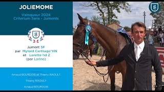 Fontainebleau 2024  Interview Vainqueur du Criterium des 5 ans Juments  JOLIMOME [upl. by Thormora]