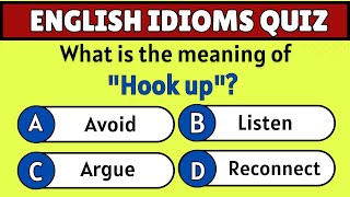 English idioms Quiz  Can you Score 1515 Challenge 5 [upl. by Netsriik]