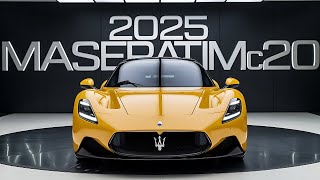 quotThe AllNew 2025 Maserati MC20 A Supercar Masterpiecequot [upl. by Alanson863]