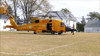 USCG MH60T Jayhawk helicopter startup and takeoff [upl. by Swann]