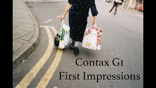 Contax G1  First Impressions [upl. by Tilla329]