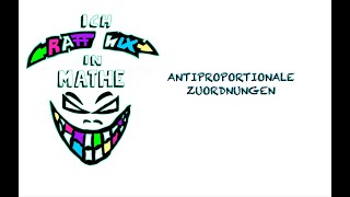 ANTIPROPORTIONALE ZUORDNUNGEN einfach erklärt  berechnen [upl. by Ginsberg759]