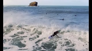 Portreath 26222 Surfers [upl. by Damahom356]