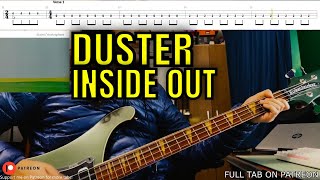 Duster  Inside Out Bass Cover  WITH TABS [upl. by Isahella412]