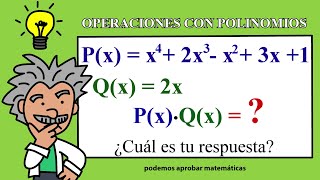 Suma y Resta de Polinomios  Multiplicación y División de Polinomios [upl. by Wittenburg281]