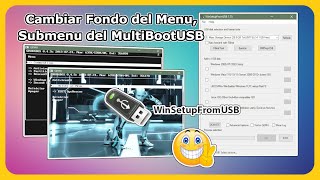 Fondos en Menús y Submenús de una MultiBootUSB [upl. by Leone]