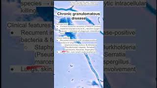 Chronic granulomatous disease [upl. by Uphemia106]