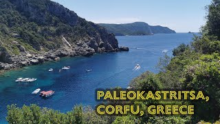 Paleokastritsa Corfu Greece  4K DRONE VIDEO  DJI MINI 4 PRO [upl. by Verner]