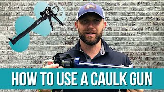 How to Use a Caulk Gun  Beginners Guide [upl. by Kone]