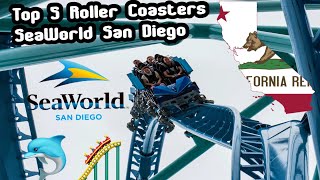 Ranking EVERY Roller Coaster at SeaWorld San Diego  California 2022 [upl. by Ghiselin]