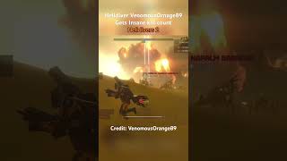 Largest Kill Streak I’ve Seen In Helldivers 2 helldivers2 [upl. by Antsirhc]