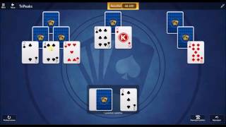 Microsoft Solitaire Collection  TriPeaks November 28 2016 [upl. by Jemina15]