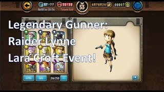 Unit Theatre Raider Lynne  Heavenstrike Rivals Lara Croft Collaboration Quest Event [upl. by Behm529]