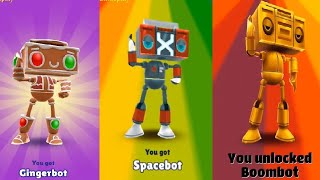 Subway Surfers Venice Beach VS Space Station VS North Pole Spacebot VS Boombot Robot VS GINGERBOT [upl. by Gemperle]