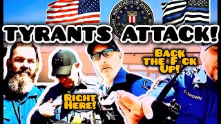 APE SHT AUDITS  Tyrant Cops go Hands On CORRUPT JAIL OFFICERS K9 Dog over Camera ID Refusals [upl. by Ahsac]