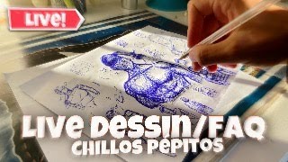 Live dessin chillos pepitos ✍️🔥 [upl. by Jewelle]