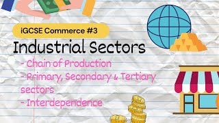 Industrial Sectors  iGCSE Commerce 3 [upl. by Annahahs770]