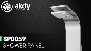 AKDY Shower Panel SP0059 Product Showcase [upl. by Cosme581]