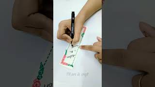 Bookmark idea bookmarkideas bookmarkmaking books bookmark wow love viral cute [upl. by Nysila]