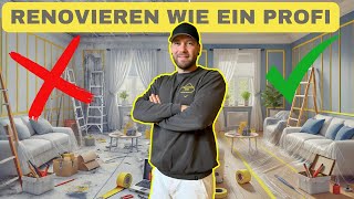 Renovierung für Anfänger Abkleben Abdecken amp Streichen erklärt [upl. by Hutson729]